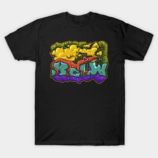 King gizzard and the lizard wizard fly banana funny cartoon design T-Shirt